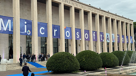 Satya Nadella a Roma: per il CEO di Microsoft l'IA sta cambiando il modo di lavorare