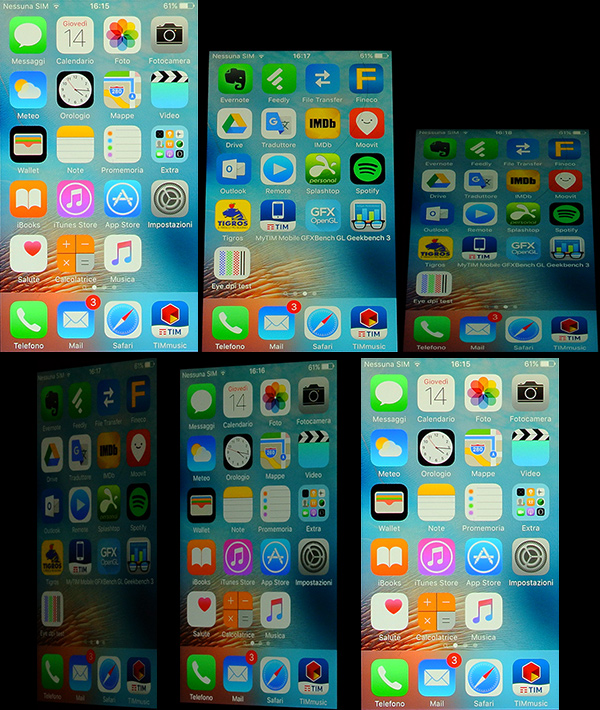 iPhone SE display