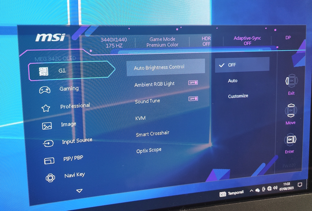 MSI MEG 342C
