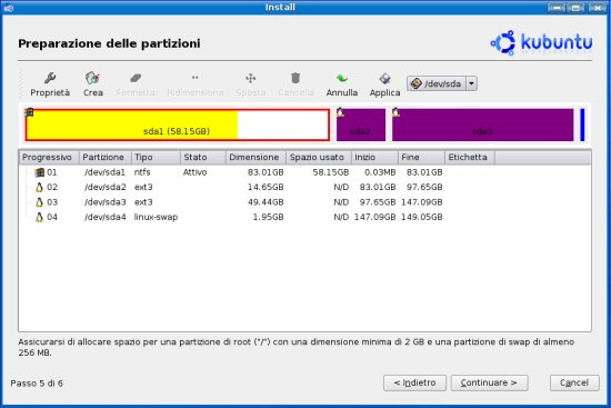 Installazione 5/6 bis