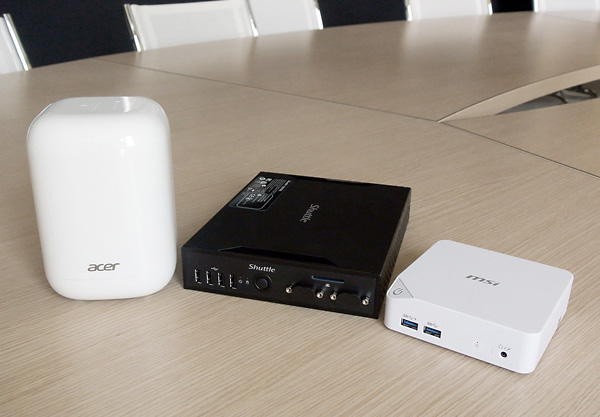 Acer Revo One, MSI Cubi e Shuttle DS57U