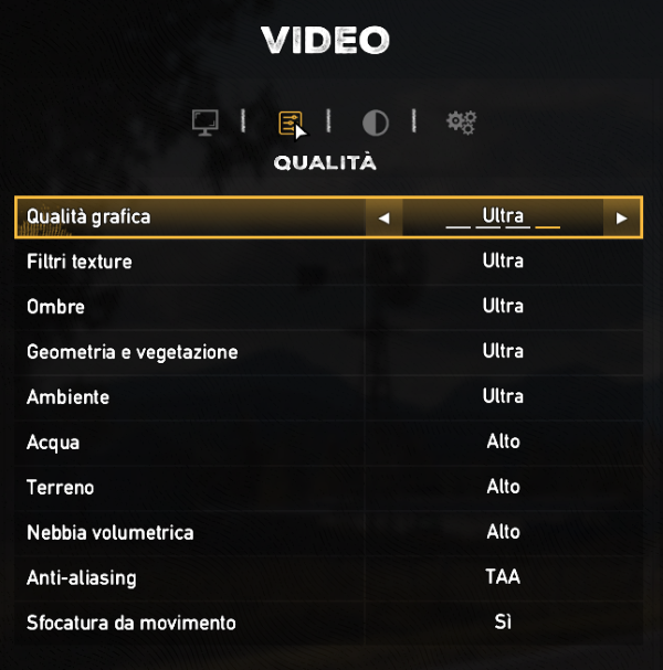 Far Cry 5 opzioni grafiche
