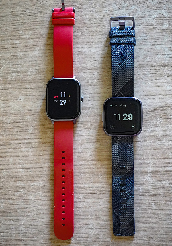 amazfit gts vs versa