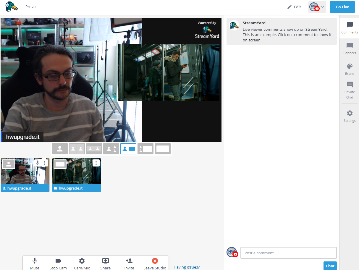 Come fare una diretta streaming con YouTube, StreamYard e OBS ...
