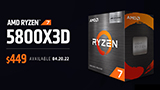 AMD Ryzen 7 5800X3D, disponibile il processore gaming più veloce di tutti