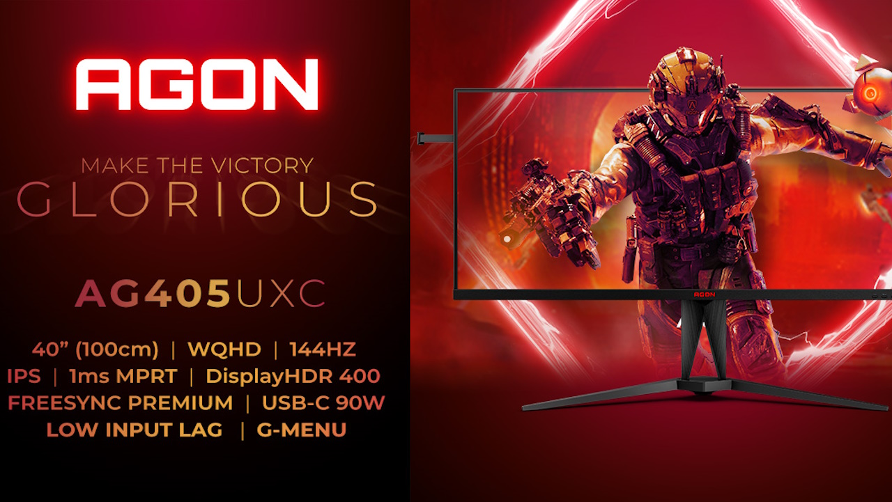 AOC AGON AG405UXC, ultrawide piatto per RPG e MOBA, ma non solo
