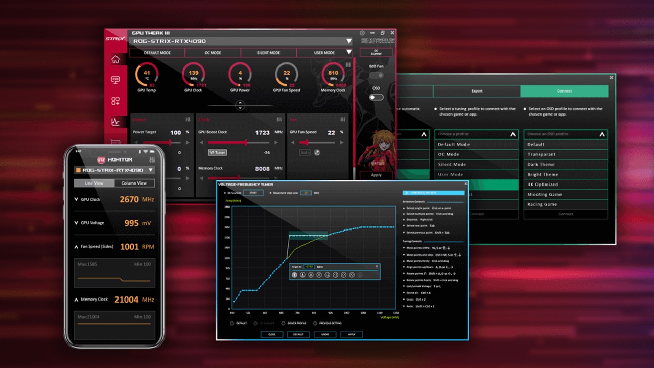 ASUS GPU Tweak III introduce lo spegnimento immediato per le schede video GeForce RTX 5000