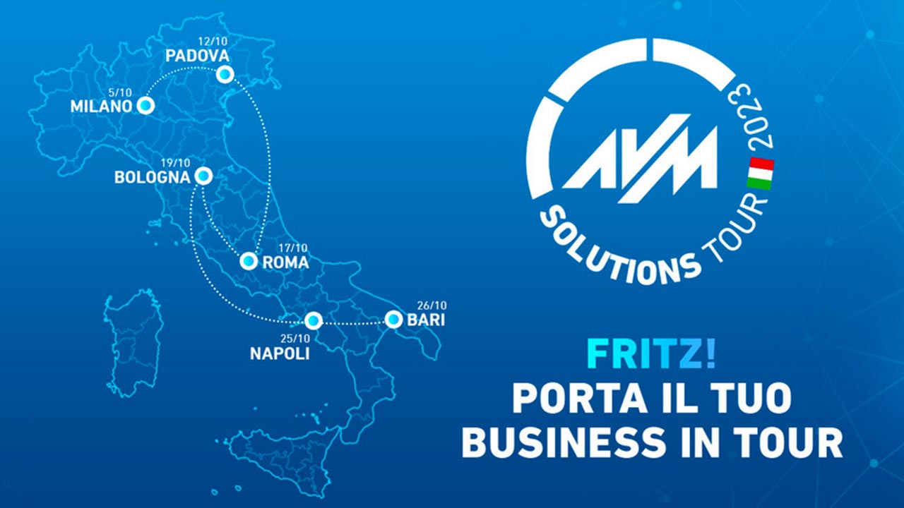 AVM Solutions Tour: un roadshow sulla connettività per il mondo B2B