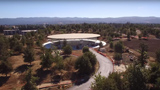 Apple Park, il nuovo volo con il drone permette di vedere lo Steve Jobs Theater
