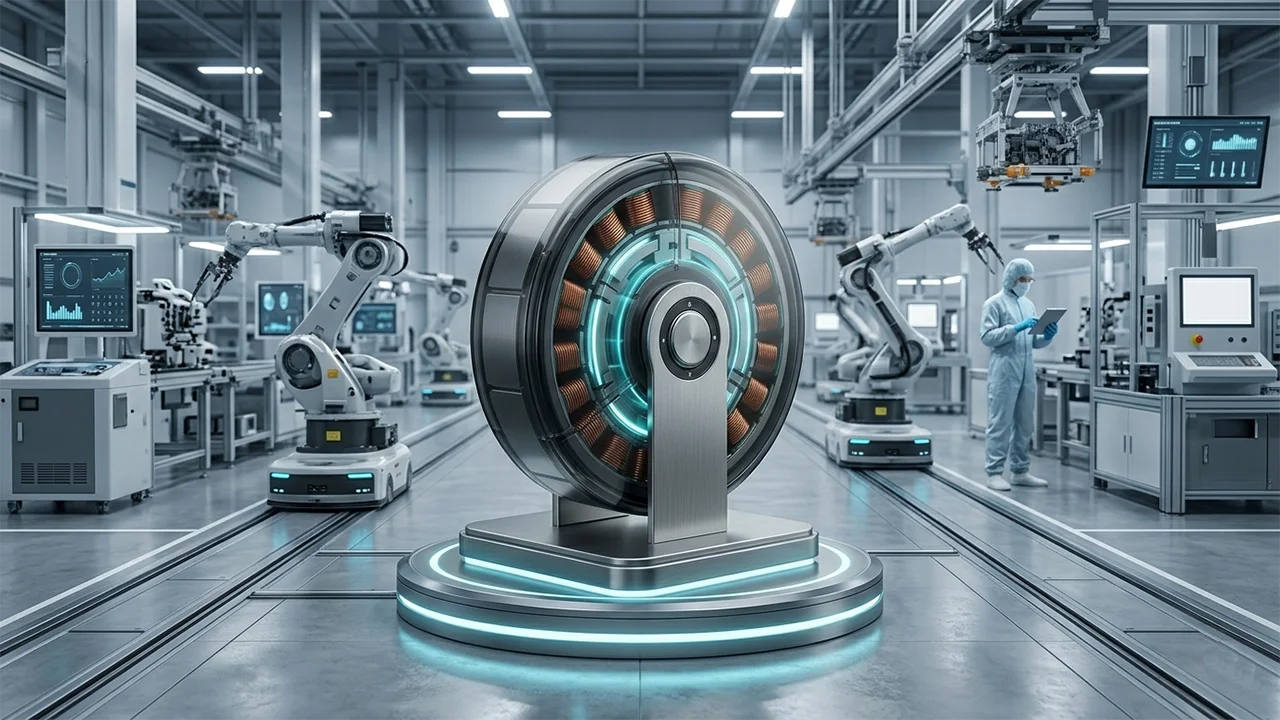 Pan-Good ha creato il motore elettrico a flusso assiale dei record: super densità e velocità di rotazione