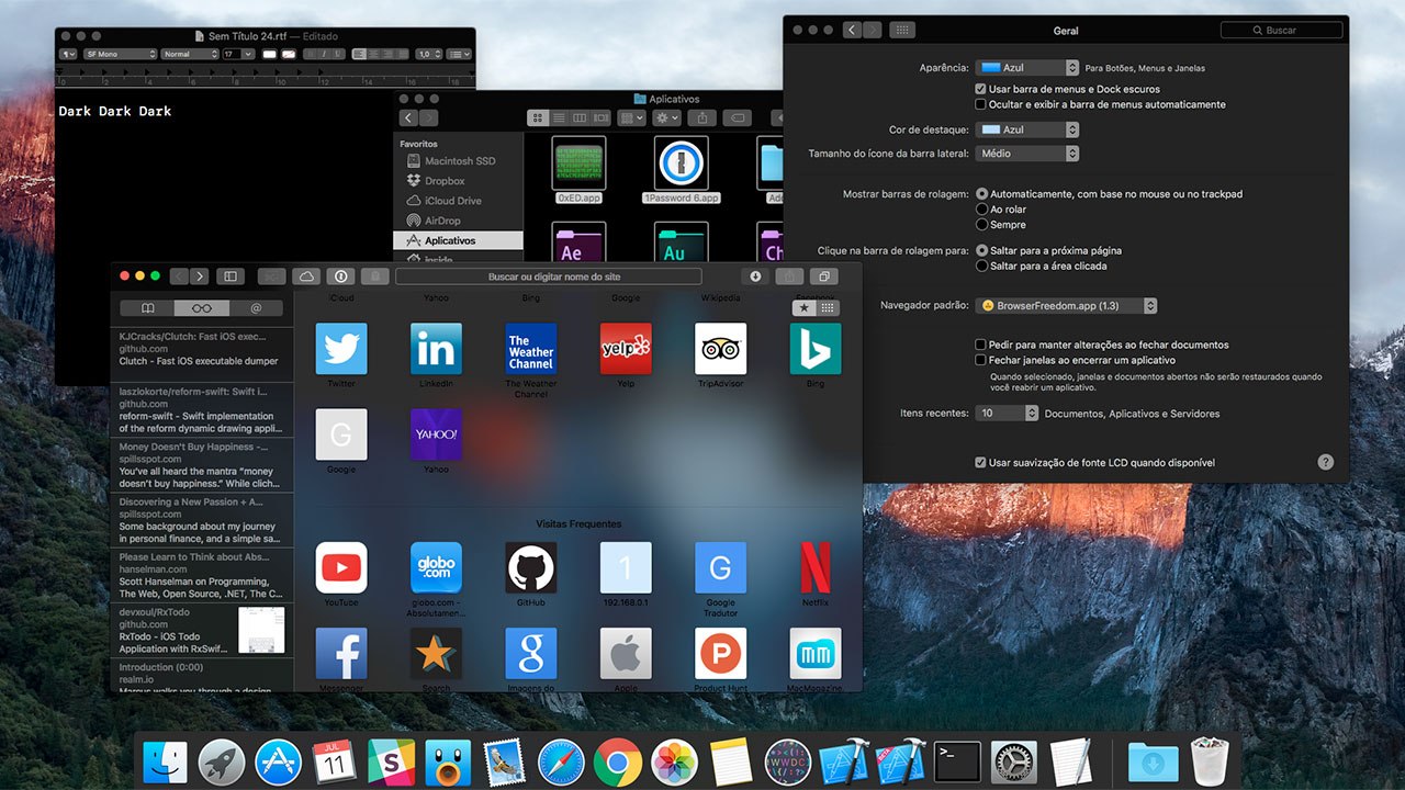 macOS 10.14 potrebbe introdurre una modalit&agrave; ''Dark'' completa. Ecco gli indizi