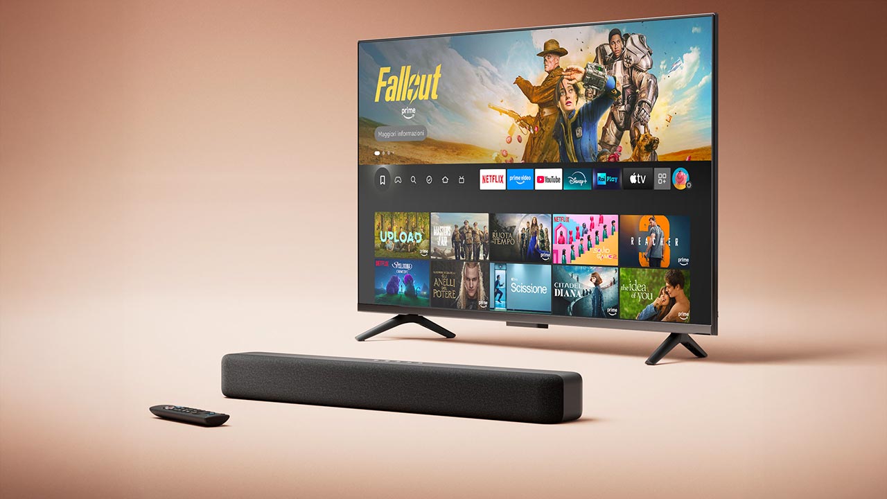 Amazon Fire TV Soundbar e Soundbar Plus in Italia: audio immersivo e integrazione plug&play con Fire TV