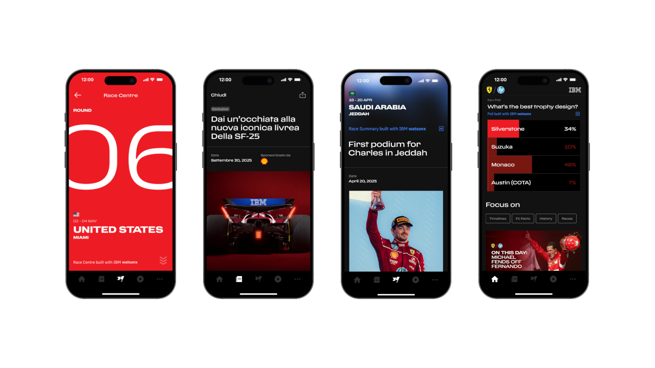 Scuderia Ferrari HP: ecco la nuova app con funzionalità di AI generativa per i fan della F1