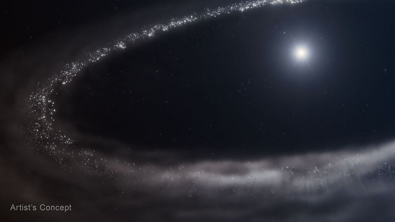Rilevata acqua ghiacciata in un sistema protoplanetario grazie al telescopio spaziale James Webb