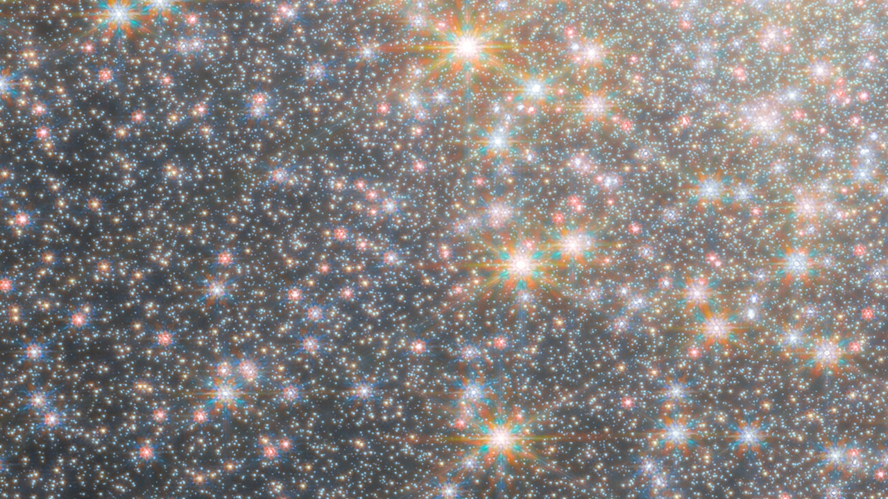 The globular cluster NGC 6440 in a new image taken by the James Webb Space Telescope