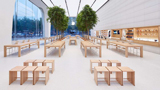 Apple sta cambiando il design dei propri Apple Store. Alberi, display promo e nuovi arredi in legno
