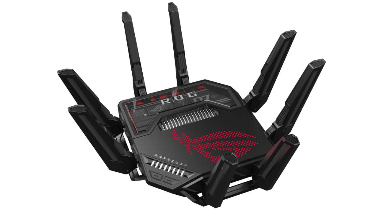 ASUS ROG Rapture GT-BE98: il primo router gaming quad-band Wi-Fi 7 | CES 2023