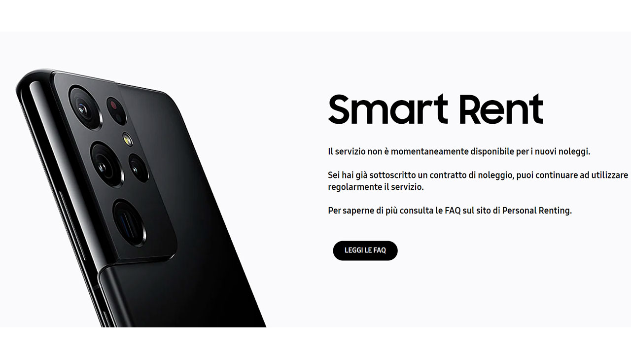AGCOM multa Samsung per pratiche scorrette del noleggio Smart Rent