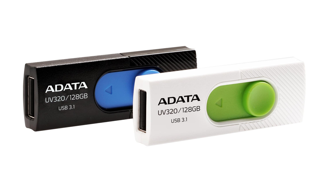 ADATA, nuove serie di chiavette USB UV220 e UV320: coloratissime e con garanzia a vita