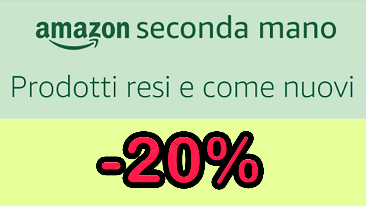 Seconda Mano (ex Warehouse): prosegue lo sconto del 20% per il Black  Friday. Prodotti resi e come nuovi