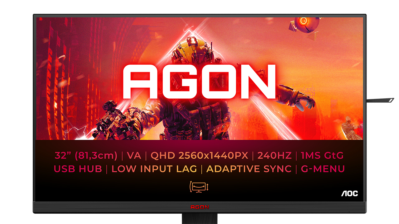 Il nuovo monitor gaming di AGON è un 32 …