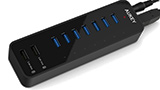 Aukey Hub USB 3.0 con 9 porte e adattatore 48W in offerta a 24,99 euro (-62%)