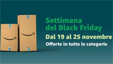 Si parte con la Black Friday Week! Ecco tutte le offerte Amazon per oggi, lunedì 19 novembre