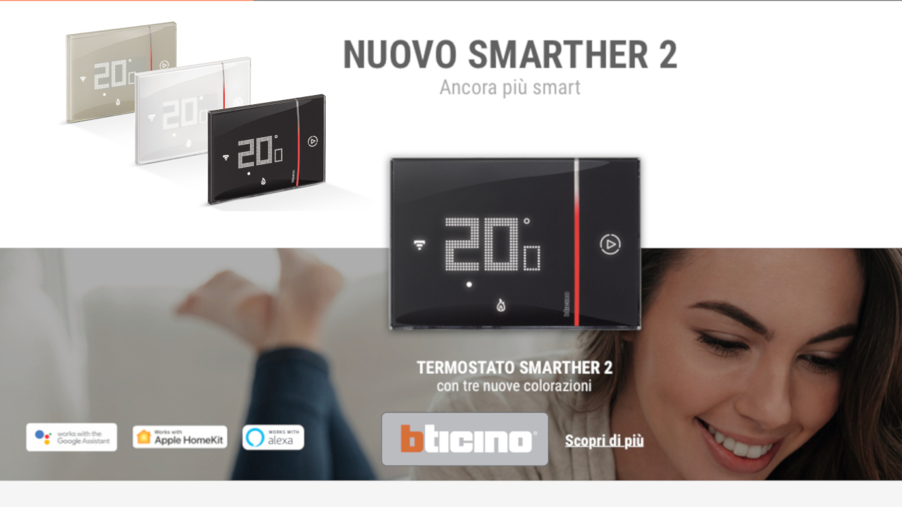 BTicino annuncia Smarther2 with Netatmo: il nuovo termostato