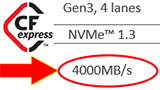 CFexpress 2.0: si potrà arrivare fino a 4000MB/s