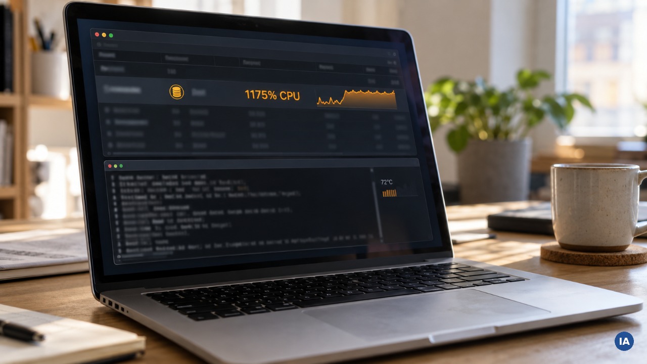 Claude Code trova un miner nascosto nel Mac di uno sviluppatore, CPU al 1175%