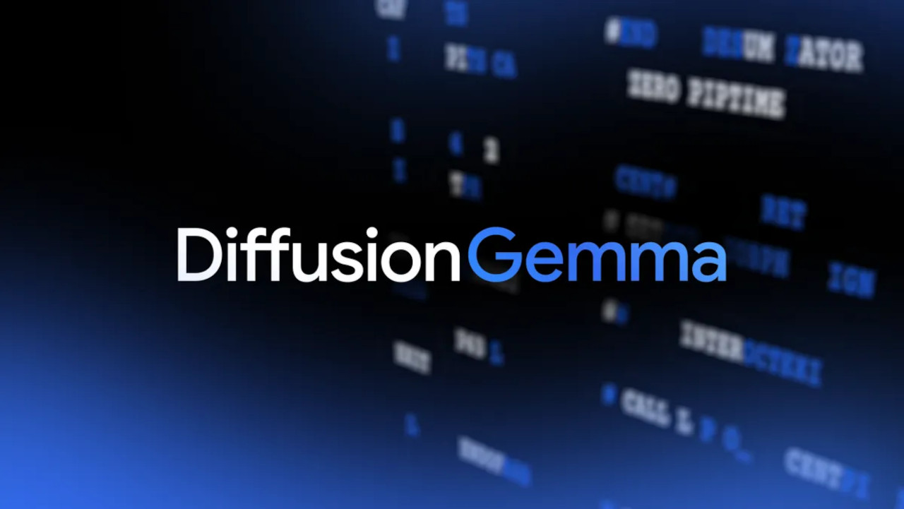DiffusionGemma sfida gli LLM tradizionali: generazione parallela e fino a 4 volte più veloce su GPU