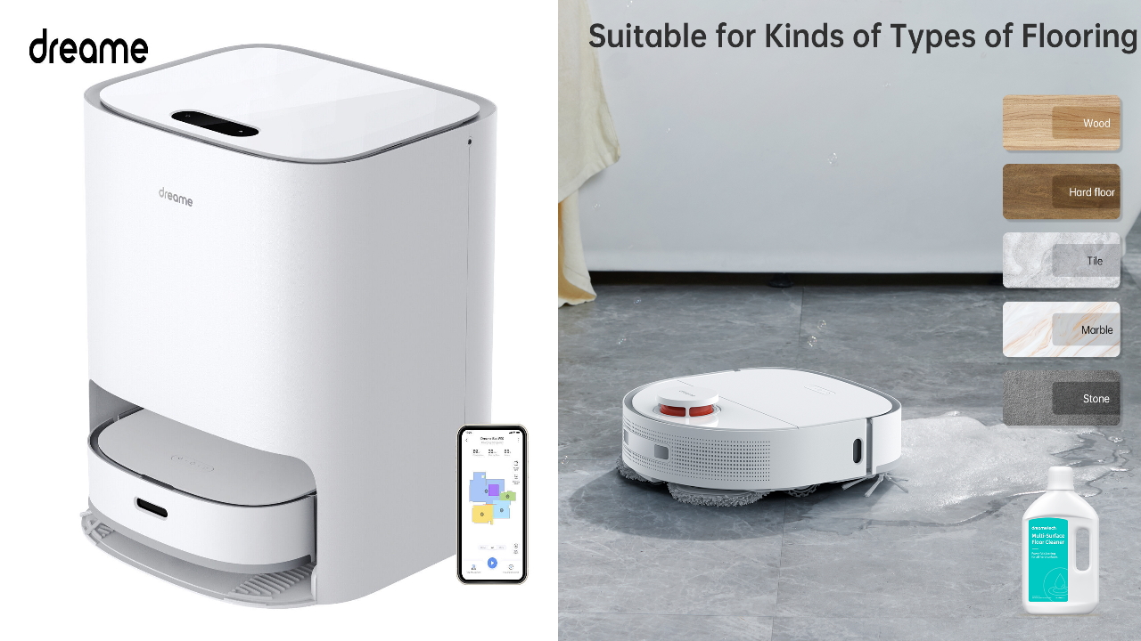 Dreame W10 Robot 4-in-1 at the best price on eBay!  Sweep, vacuum, wash and dry
