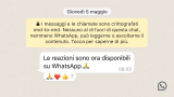 WhatsApp: arrivano le reazioni ai messaggi e tante altre novità! Eccole tutte