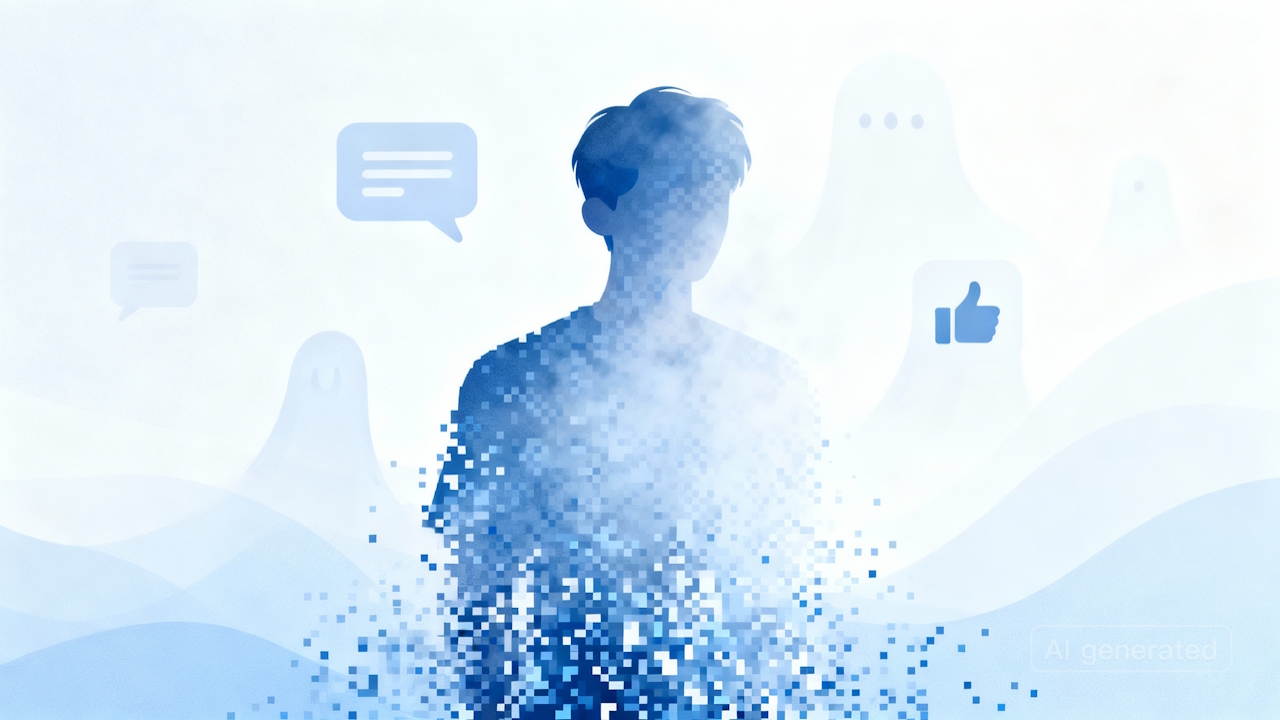 Il silenzio digitale che fa male: come il ghosting trasforma le relazioni online e mina la fiducia