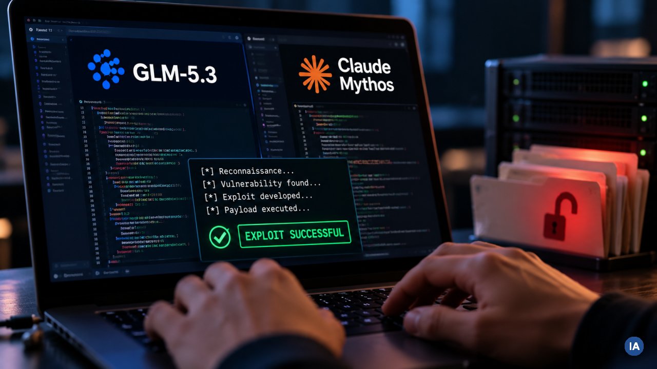 GLM-5.3 crea exploit quasi come Claude Mythos: 50 su 410, contro 56