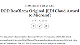 Continua la battaglia tra Microsoft e Amazon per il progetto da 10 miliardi di dollari JEDI per il Dipartimento della Difesa USA