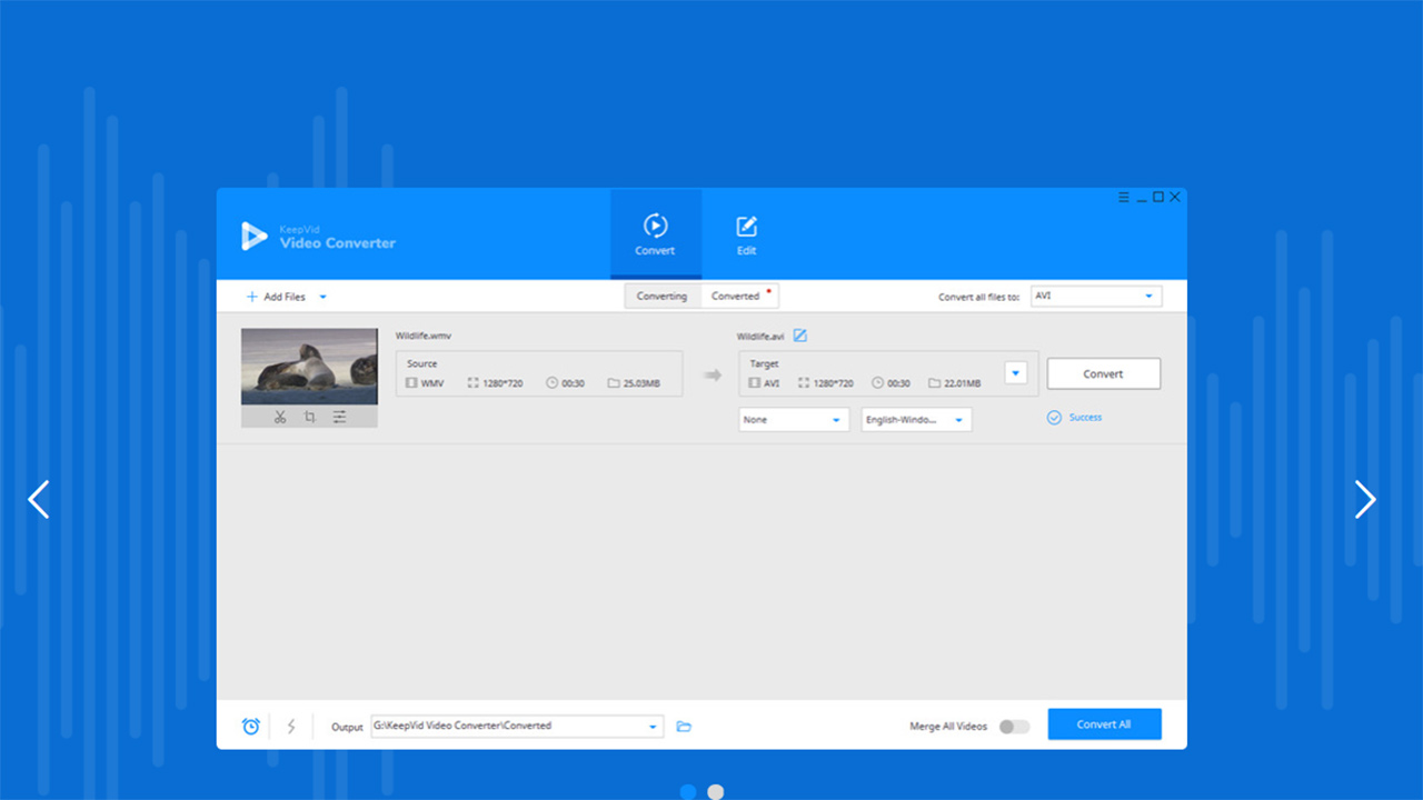 Keepvid Video Converter il software per convertire video in maniera