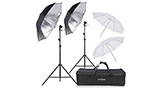 Offerte TomTop di oggi: kit Andoer con ombrelli e cavalletti per flash in sconto del 43%