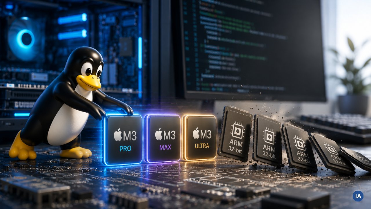Linux 7.3 abilita i Mac M3 di fascia alta e mette in preavviso 25 macchine Arm