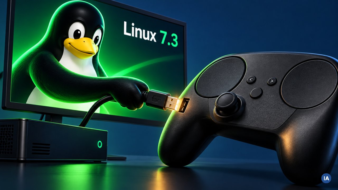 Linux 7.3 è uscito: I/O e Btrfs più rapidi, e il driver per lo Steam Controller