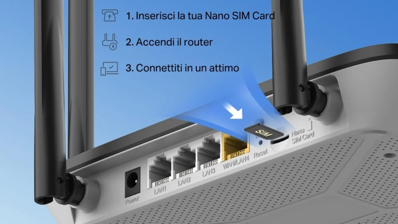 Router Wi-Fi con slot SIM a 36,99€: Mercusys MB115-4G è la soluzione migliore del momento su Amazon