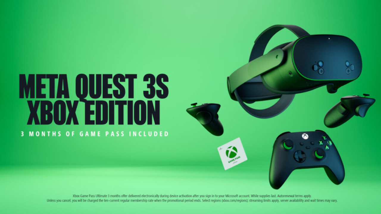Meta Quest 3S Xbox Edition è ufficiale: il visore inatteso di cui non si sentiva il bisogno