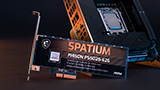 Anche MSI avrà un SSD PCI Express 5.0: in sviluppo una scheda add-in SPATIUM con controller Phison