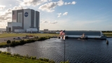 Il Core Stage di NASA SLS è arrivato al Kennedy Space Center in Florida