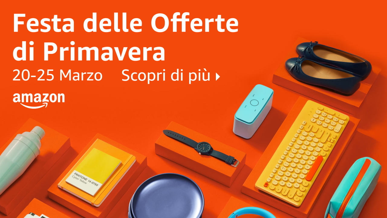 Offerte di Primavera Amazon da mezzanotte scattano i mega sconti da non perdere Ecco come fare Hardware Upgrade