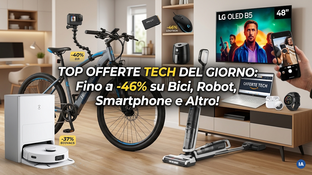 Offerte Amazon di oggi: portatile HP con Core Ultra 7 a 549�, e-bike, robot, iPhone 17 Pro e molto altro