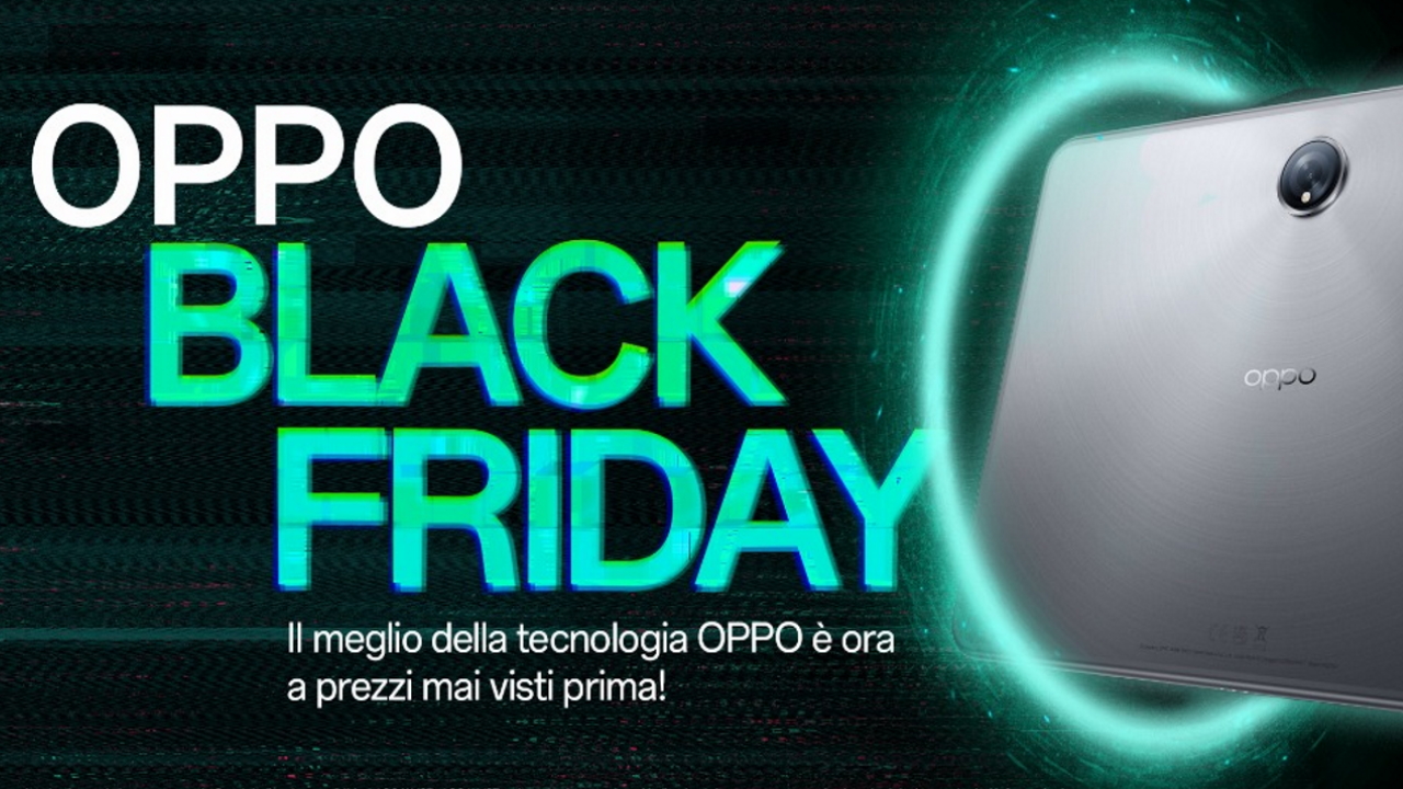 Inizia la Black Week di OPPO: offerte imperdibili su smartphone, auricolari e smartband