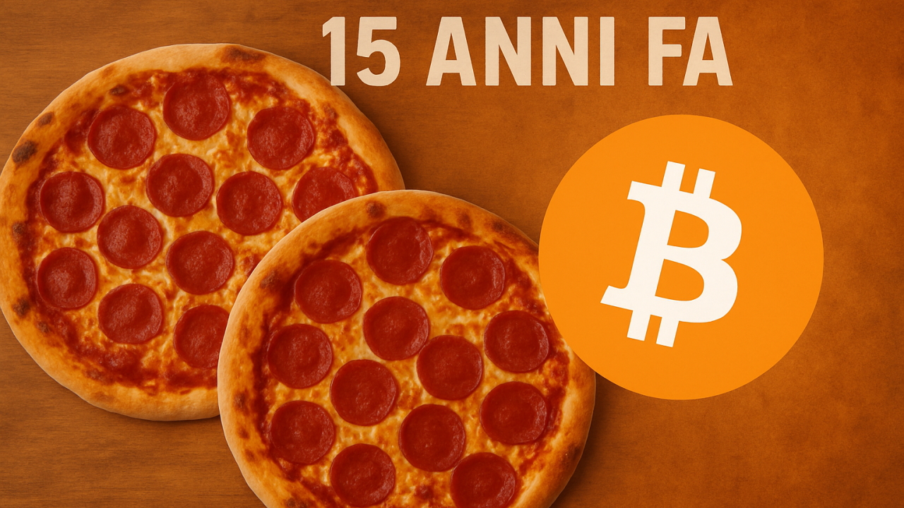 Due pizze per 10.000 Bitcoin: 15 anni fa la storia che ha cambiato la finanza digitale. Oggi valgono più di un miliardo di dollari