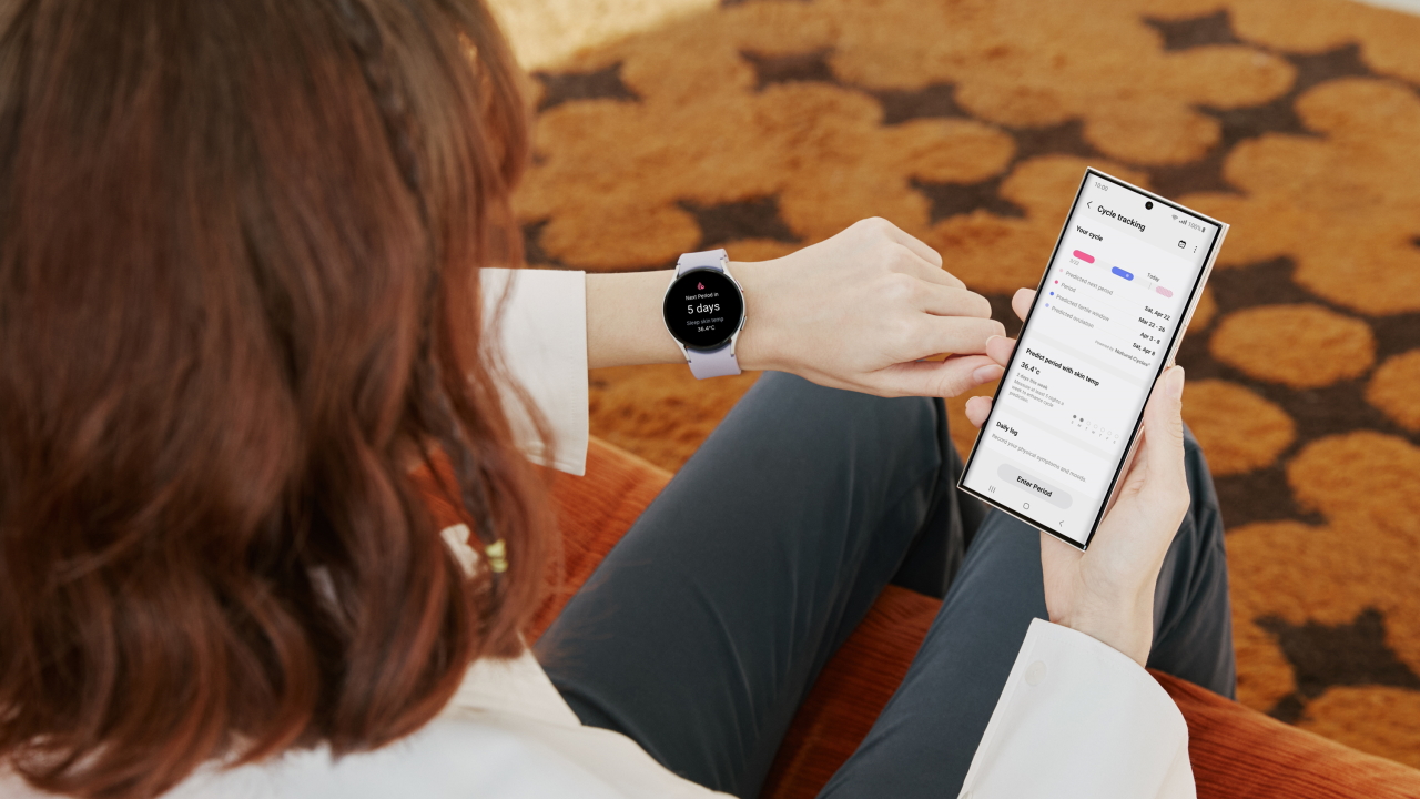 Samsung trae el seguimiento del ciclo menstrual basado en la temperatura al Galaxy Watch5