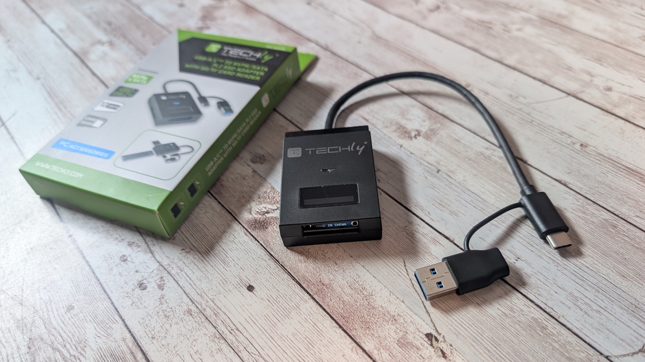 Addio cavi e adattatori multipli: Techly trasforma ogni SSD M.2 in un'unità USB ad alta velocità